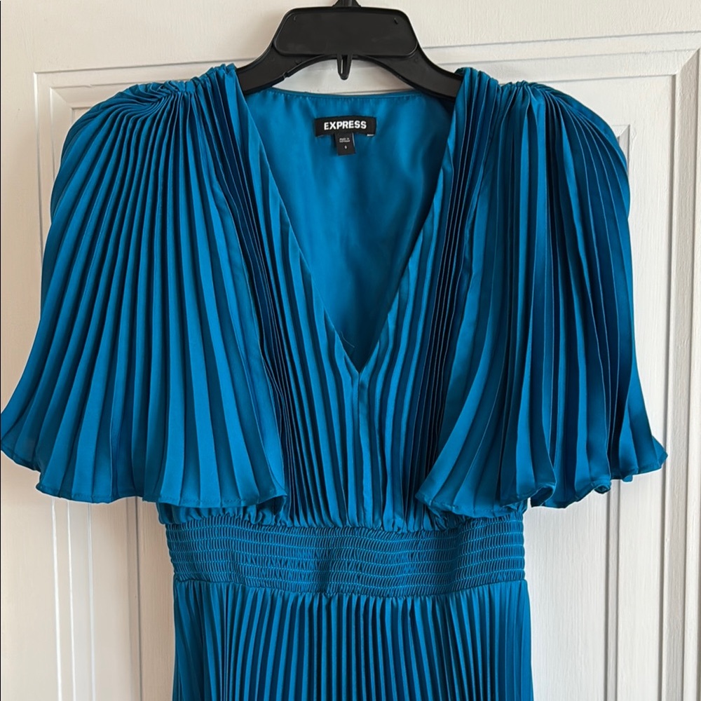 Express Mykonos Pleated Dress View 3